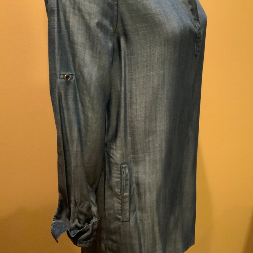 Boutique Laju Tencel Denim Long Sleeve Dress women’s S NWT - Picture 5 of 11